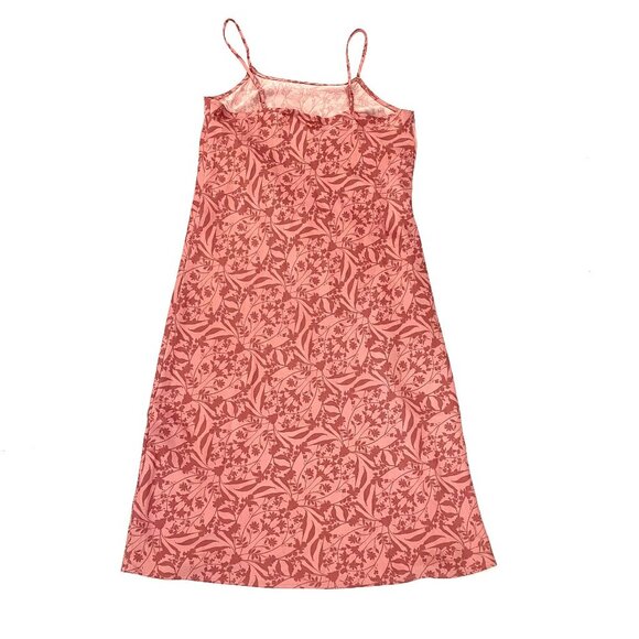 A New Day pink floral midi slip dress Women's Extra Small festival boho feminine - Picture 4 of 8